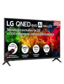 LG QNED evo AI MiniLED 43QNED81B6C.AEU Televisor 109,2 cm (43") 4K Ultra HD Smart TV Wifi Negro