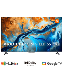 Xiaomi TV S Mini LED 55 139,7 cm (55") 4K Ultra HD Smart TV Wifi Negro 1200 cd / m²