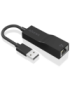 AISENS Conversor USB 3.0 a Ethernet Gigabit 10/100/1000 Mbps, Negro, 15 cm
