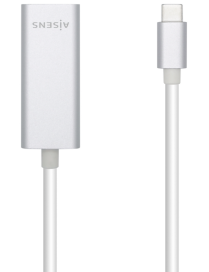 AISENS Conversor USB3.1 Gen1 USB-C A Ethernet Gigabit 10/100/1000 Mbps, 15 cm