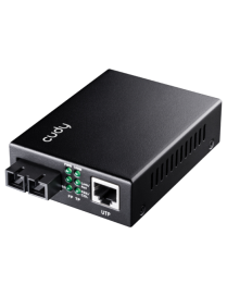 Cudy MC100SA-20 convertidor de medio 100 Mbit/s 1310 nm Monomodo Negro