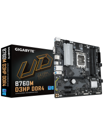 GIGABYTE B760M D3HP DDR4 Placa base - Soporta CPUs Intel Core de 14ª generación, VRM digital de 4+1+1 fases, hasta 5333MHz DDR4