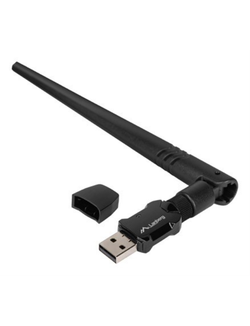 Lanberg NC-0900-WIE adaptador y tarjeta de red WLAN 600 Mbit/s