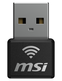 MSI AX1800 Nano WiFi USB Adapter WLAN 1201 Mbit/s