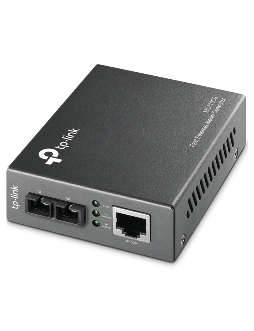 TP-Link MC110CS convertidor de medio 1000 Mbit/s 1310 nm Negro