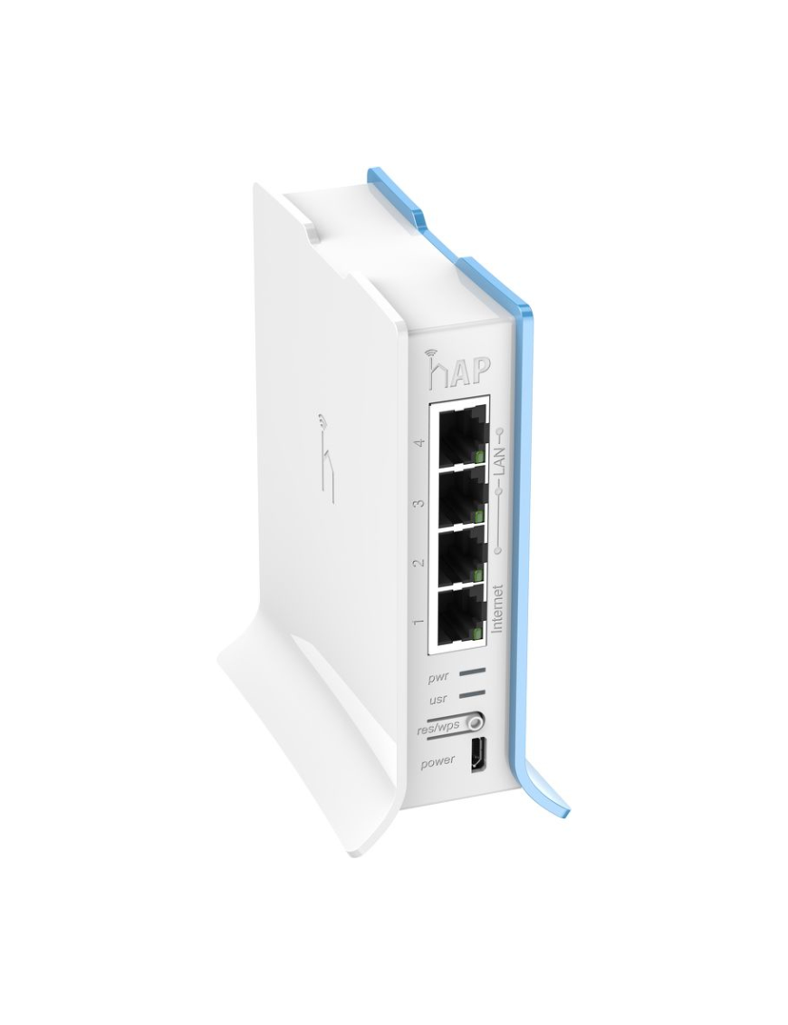 Mikrotik RB941-2ND-TC punto de acceso inalámbrico 300 Mbit/s Azul, Blanco