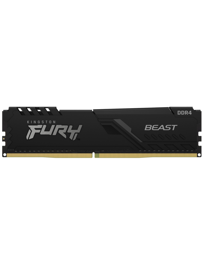 Kingston Technology FURY Beast 16GB 3200MT/s DDR4 CL16 DIMM 1Gx8 Black