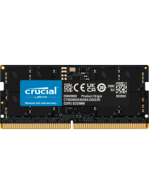 Crucial CT16G56C46S5 módulo de memoria 16 GB 1 x 16 GB DDR5 262-pin SO-DIMM ECC