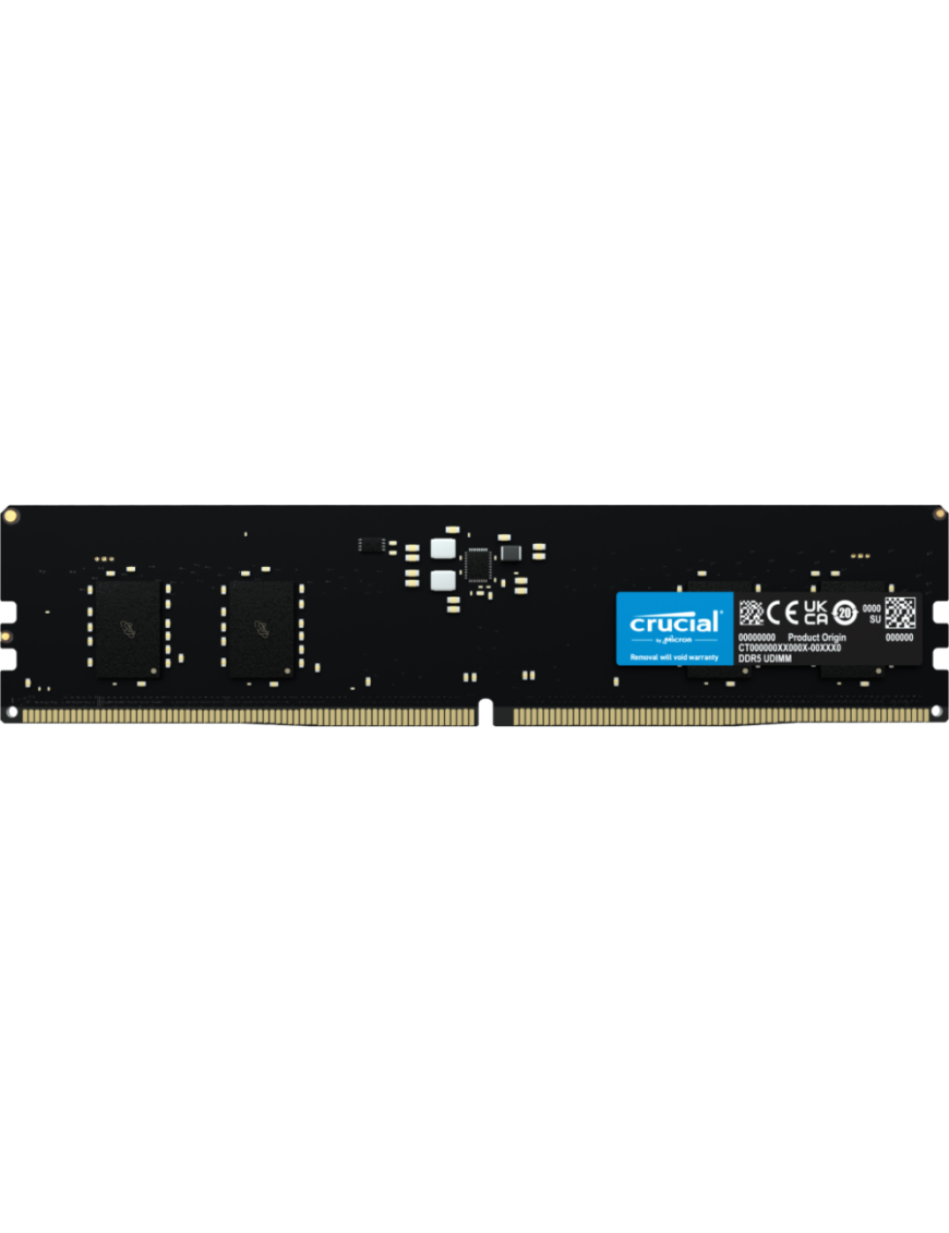 Crucial CT8G56C46U5 módulo de memoria 8 GB 1 x 8 GB DDR5 288-pin DIMM ECC