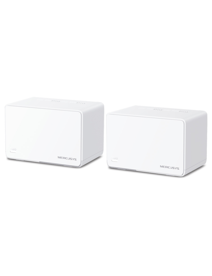 Mercusys Halo H80X (2-pack) Doble banda (2,4 GHz / 5 GHz) Wi-Fi 6 (802.11ax) Blanco 3 Interno
