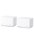 Mercusys Halo H80X (2-pack) Doble banda (2,4 GHz / 5 GHz) Wi-Fi 6 (802.11ax) Blanco 3 Interno