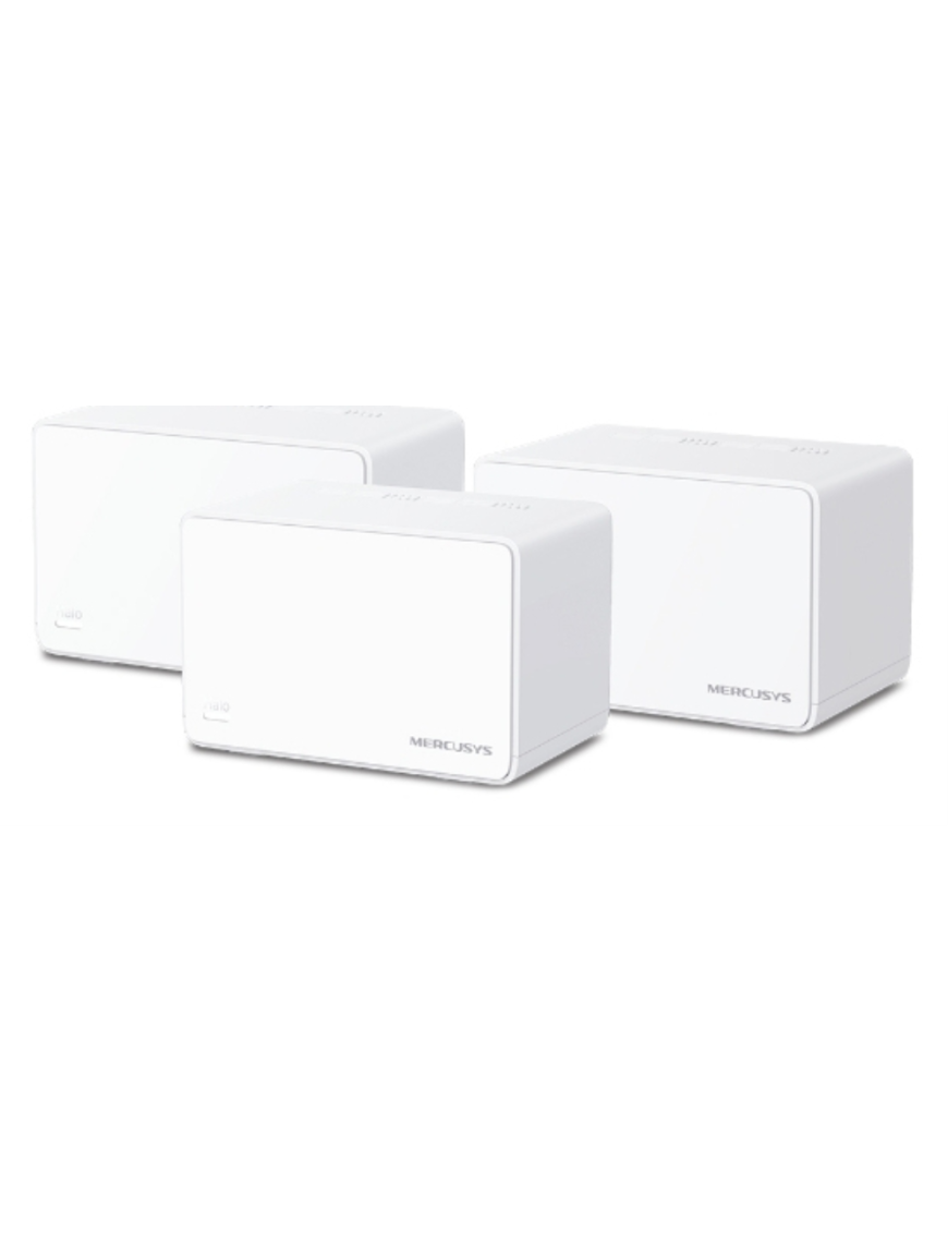 Mercusys Halo H80X (3-pack) Doble banda (2,4 GHz / 5 GHz) Wi-Fi 6 (802.11ax) Blanco Interno