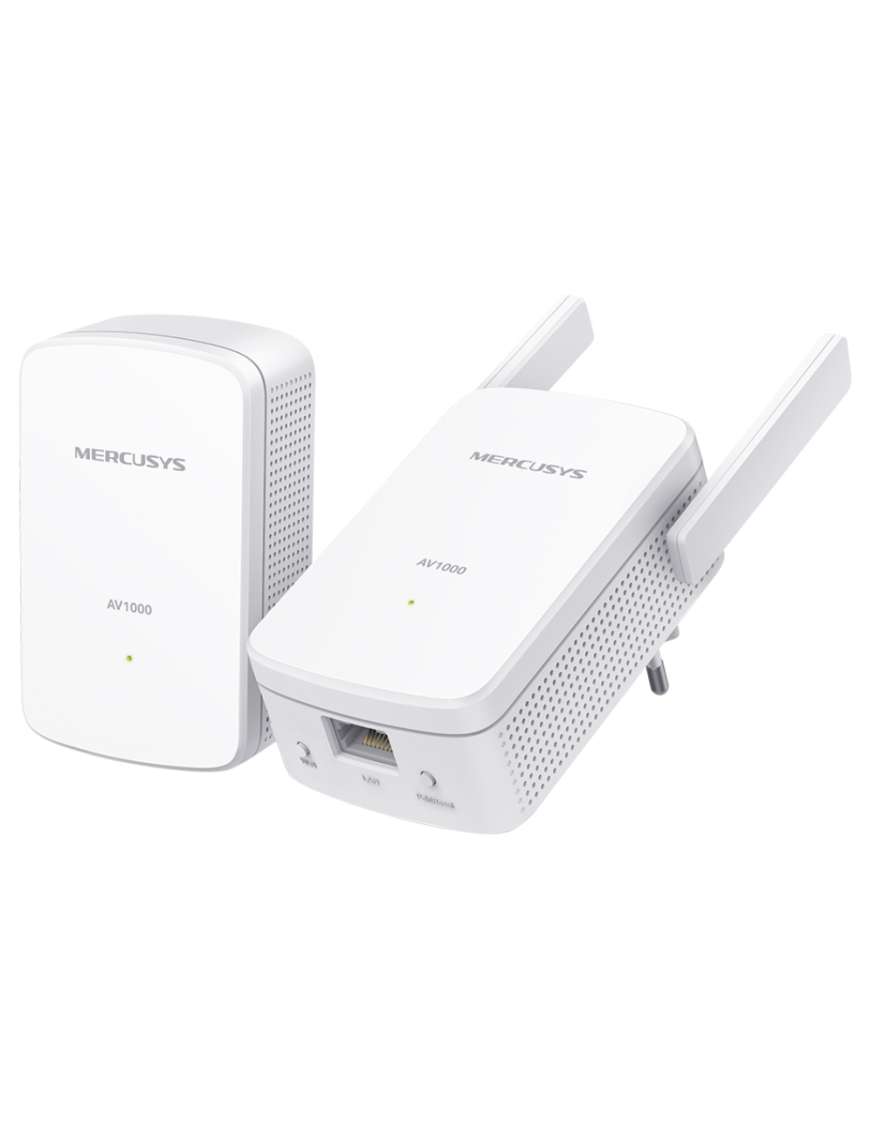Mercusys MP510 KIT adaptador de red PowerLine 1000 Mbit/s Ethernet Wifi Blanco 2 pieza(s)