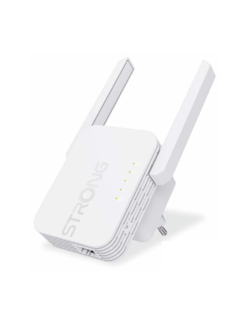 Strong 300S repetidor y transceptor Repetidor de red 300 Mbit/s Blanco