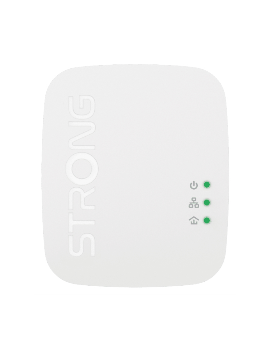 Strong POWERL1000DUOMINI adaptador de red PowerLine 1000 Mbit/s Ethernet Blanco 2 pieza(s)