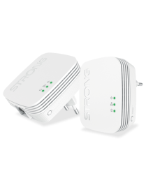Strong POWERL600DUOMINI adaptador de red PowerLine 600 Mbit/s Ethernet Blanco 2 pieza(s)