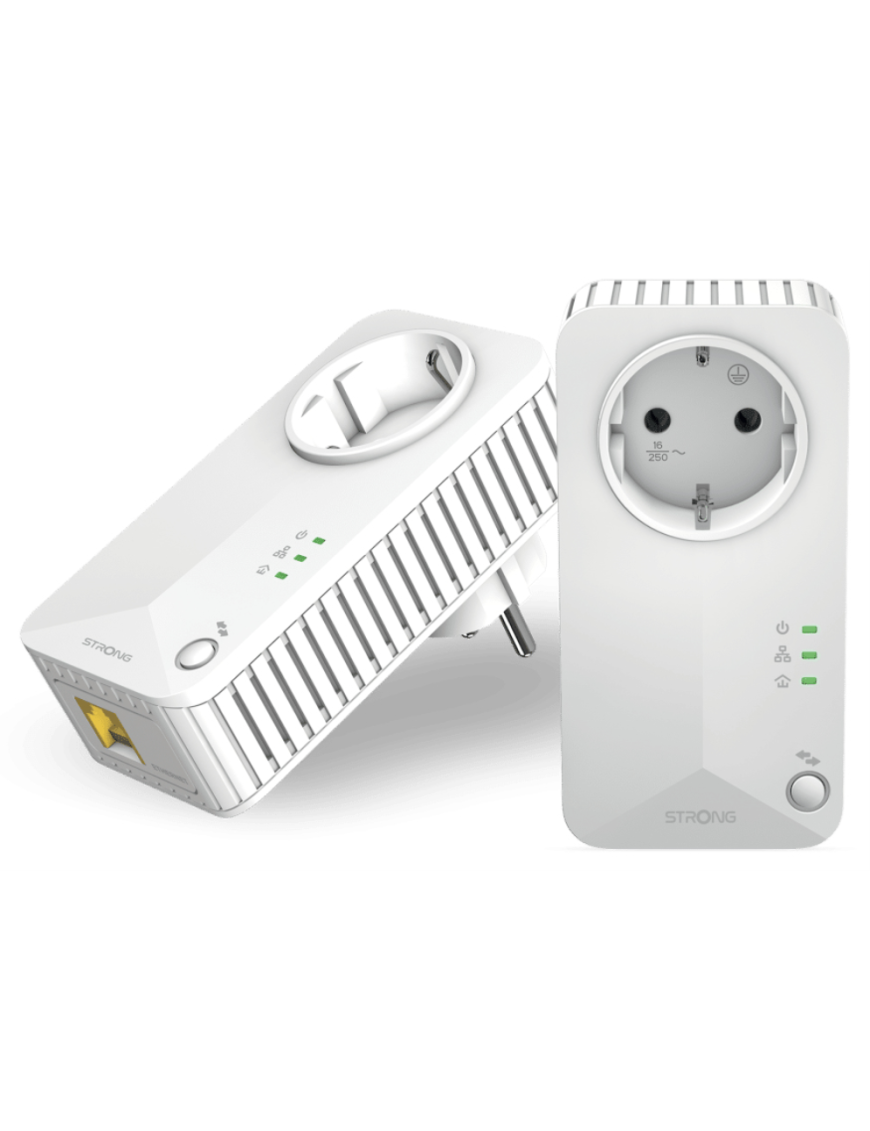 Strong Powerline 600 Duo 600 Mbit/s Ethernet Blanco 2 pieza(s)