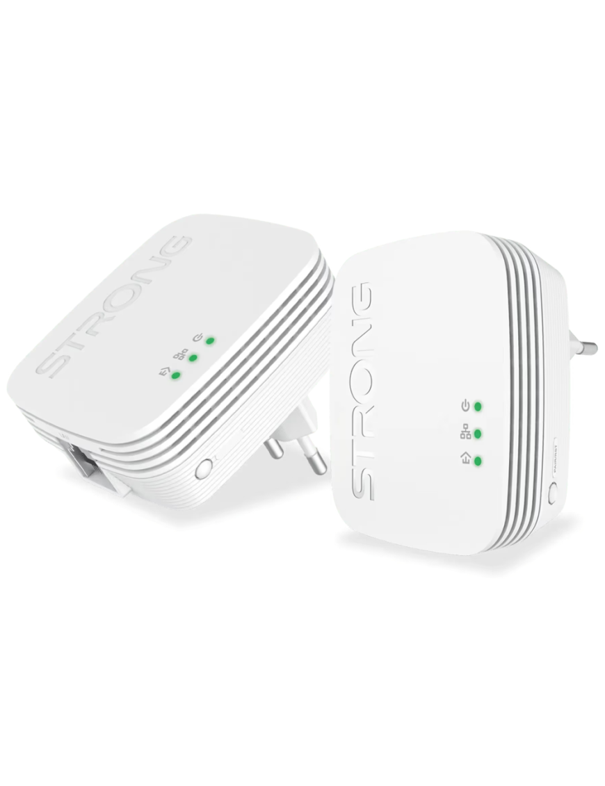 Strong Powerline 600 Duo Mini 600 Mbit/s Ethernet Blanco 2 pieza(s)