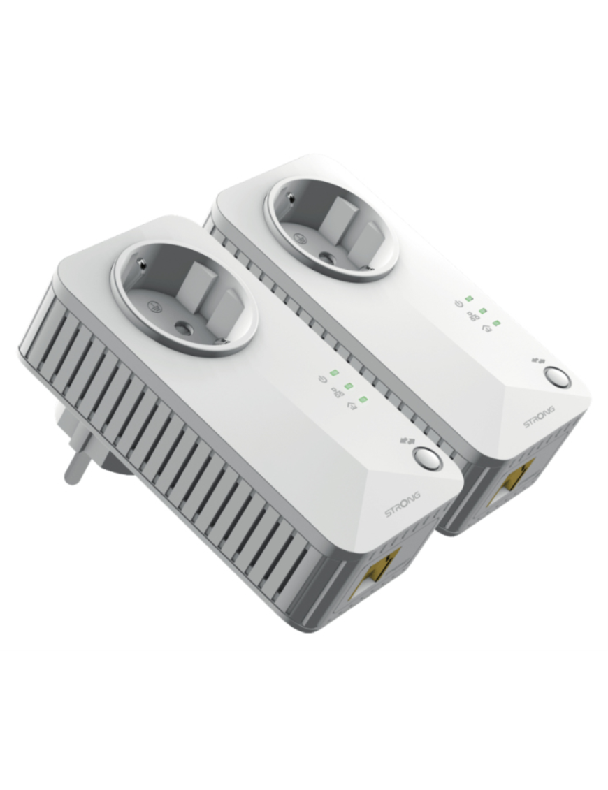Strong Powerline 600S Duo 600 Mbit/s Ethernet Blanco 1 pieza(s)