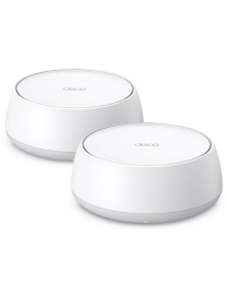 TP-Link DECO BE25(2-PACK) sistema Wi-Fi Mesh (Wi-Fi en malla) Doble banda (2,4 GHz / 5 GHz) Wi-Fi 7 (802.11be) Blanco Interno
