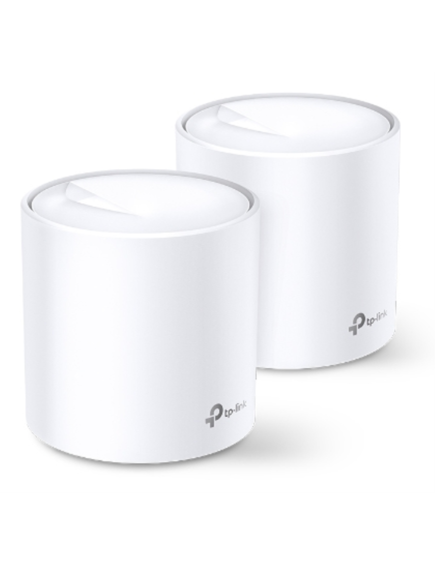 TP-Link Deco X20 (2-pack) Doble banda (2,4 GHz / 5 GHz) Wi-Fi 5 (802.11ac) Blanco Interno