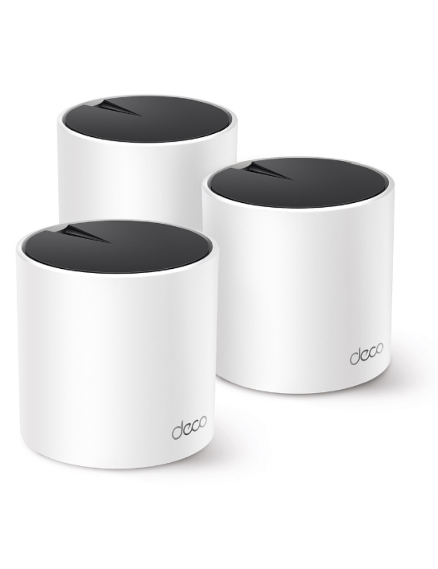 TP-Link DECO X55 (3-Pack) Doble banda (2,4 GHz / 5 GHz) Wi-Fi 6 (802.11ax) Blanco Interno