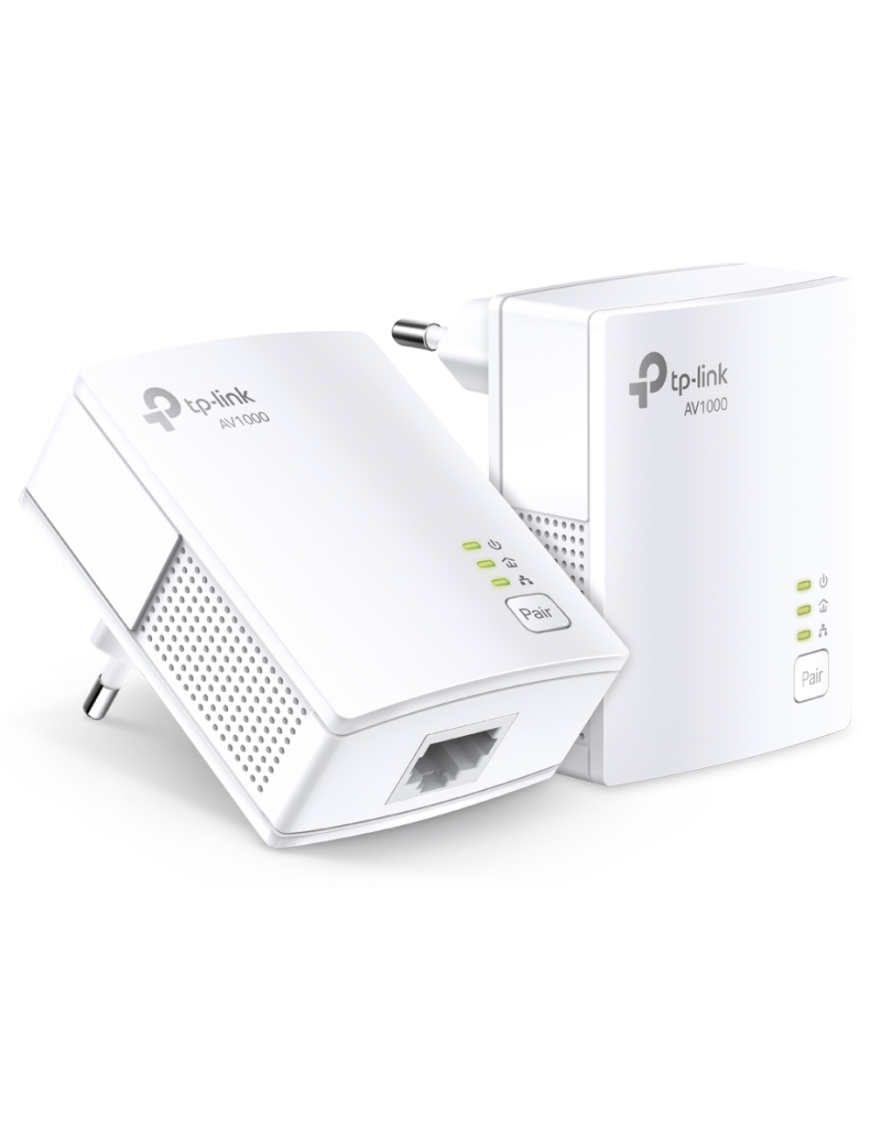 TP-Link TL-PA7017 KIT adaptador de red PowerLine 1000 Mbit/s Ethernet Blanco 2 pieza(s)