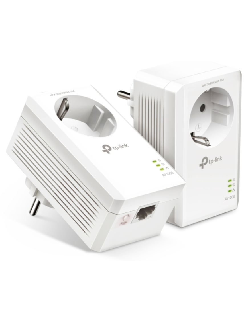 TP-Link TL-PA7017P KIT adaptador de red PowerLine 1000 Mbit/s Ethernet Blanco 2 pieza(s)