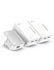 TP-Link TL-WPA4220T KIT adaptador de red PowerLine 300 Mbit/s Ethernet Wifi Blanco 3 pieza(s)