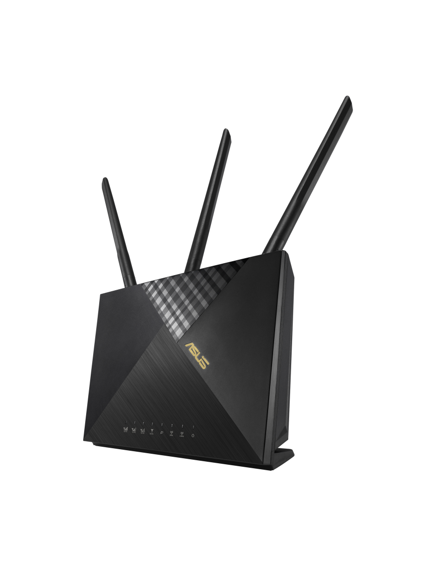 ASUS 4G-AX56 router inalámbrico Gigabit Ethernet Doble banda (2,4 GHz / 5 GHz) Negro