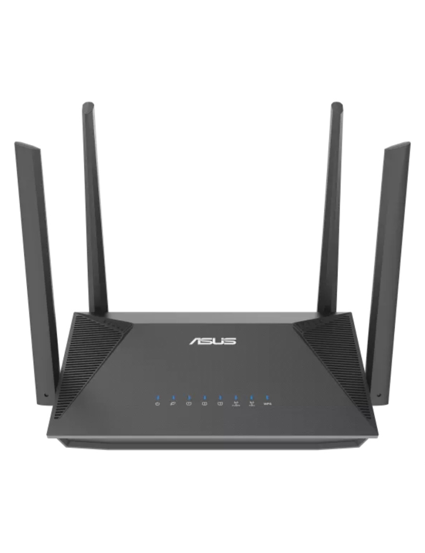 ASUS RT-AX52 AX1800 AiMesh router inalámbrico Gigabit Ethernet Doble banda (2,4 GHz / 5 GHz) Negro