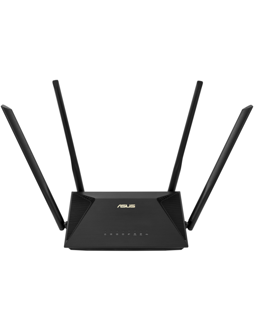 ASUS RT-AX53U router inalámbrico Gigabit Ethernet Doble banda (2,4 GHz / 5 GHz) Negro