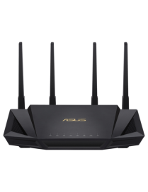 ASUS RT-AX58U router inalámbrico Gigabit Ethernet Doble banda (2,4 GHz / 5 GHz) Negro