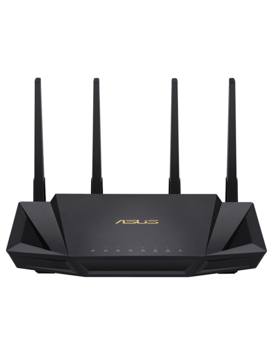 ASUS RT-AX58U router inalámbrico Gigabit Ethernet Doble banda (2,4 GHz / 5 GHz) Negro
