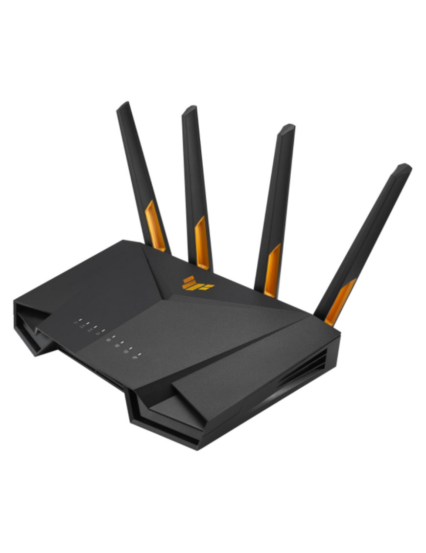 ASUS TUF Gaming AX3000 V2 router inalámbrico Gigabit Ethernet Doble banda (2,4 GHz / 5 GHz) Negro, Naranja