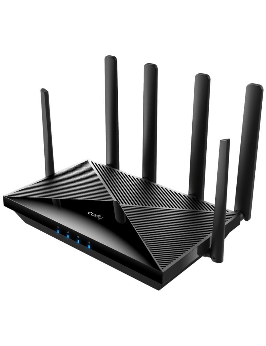Cudy LT18 router inalámbrico Gigabit Ethernet Doble banda (2,4 GHz / 5 GHz) 4G Negro