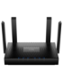 Cudy WR3000 router inalámbrico Gigabit Ethernet Doble banda (2,4 GHz / 5 GHz) Negro
