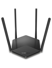Mercusys MR60X router inalámbrico Gigabit Ethernet Doble banda (2,4 GHz / 5 GHz) Negro