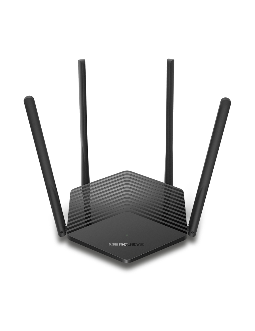 Mercusys MR60X router inalámbrico Gigabit Ethernet Doble banda (2,4 GHz / 5 GHz) Negro