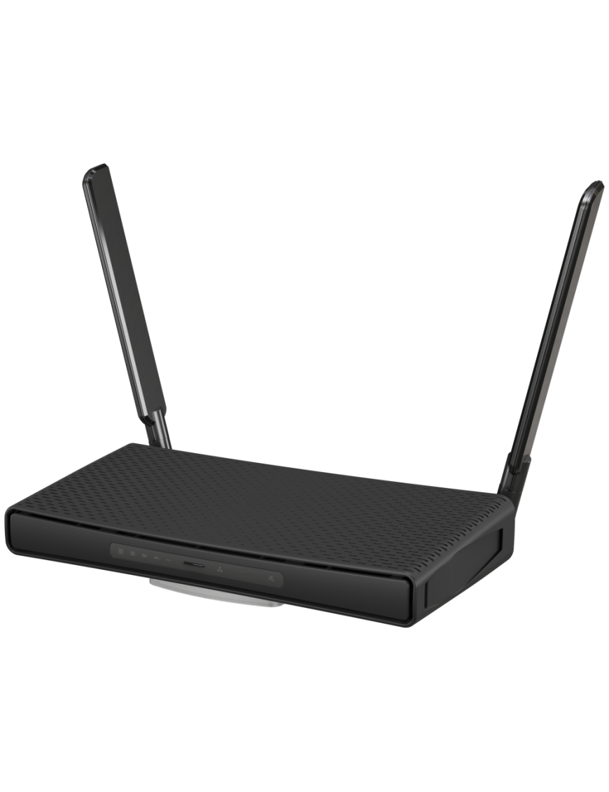 Mikrotik hAP ax³ router inalámbrico Gigabit Ethernet Doble banda (2,4 GHz / 5 GHz) Negro