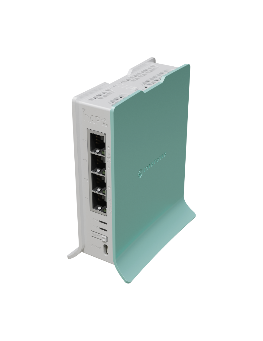 Mikrotik hAP router inalámbrico Gigabit Ethernet Banda única (2,4 GHz) Verde, Blanco
