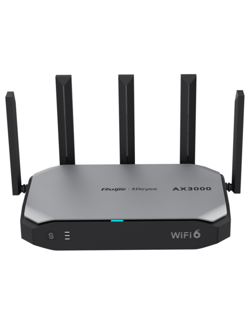 Ruijie Networks RG-EG105GW-X router inalámbrico Gigabit Ethernet Doble banda (2,4 GHz / 5 GHz) Negro, Gris