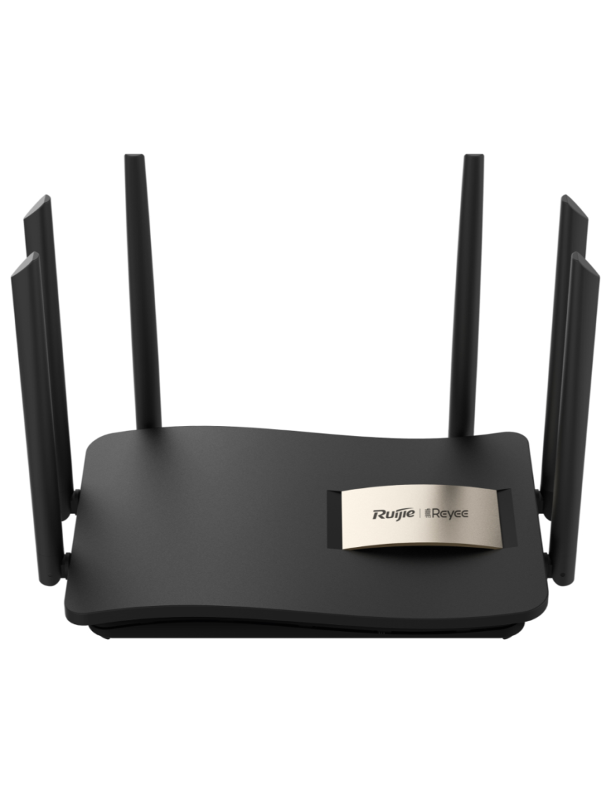 Ruijie Networks RG-EW1200G PRO router inalámbrico Gigabit Ethernet Doble banda (2,4 GHz / 5 GHz) Negro