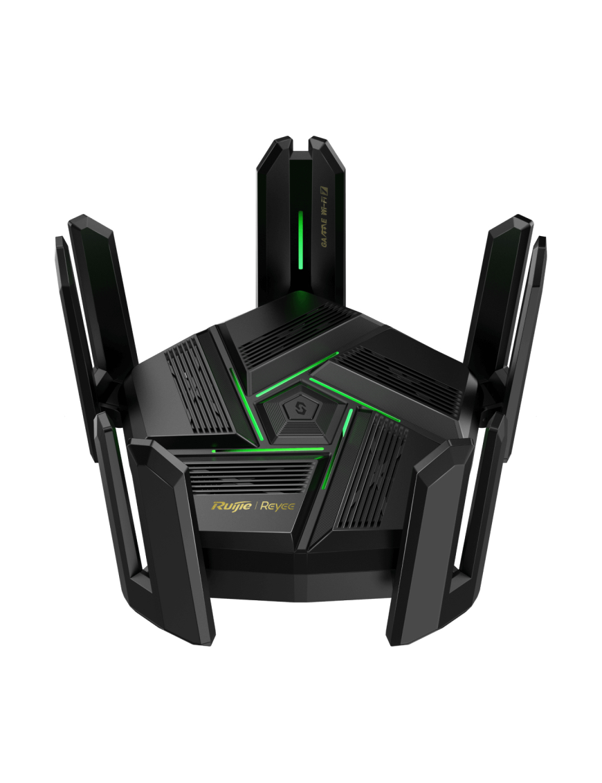 Ruijie Networks RG-EW7200BE PRO router inalámbrico Doble banda (2,4 GHz / 5 GHz) Negro