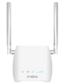 Strong 300M router inalámbrico Ethernet rápido Banda única (2,4 GHz) 4G Blanco