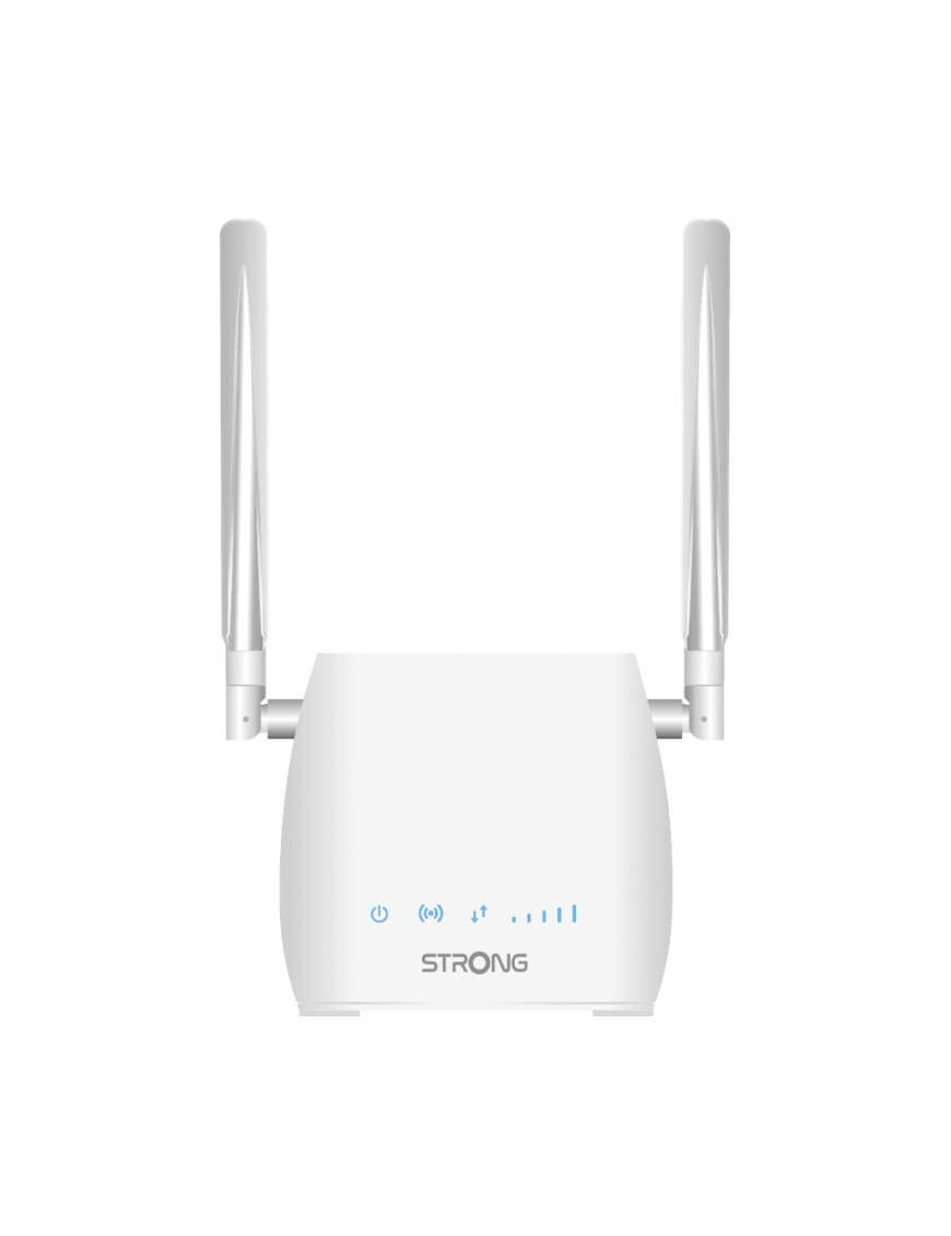 Strong 300M router inalámbrico Ethernet rápido Banda única (2,4 GHz) 4G Blanco