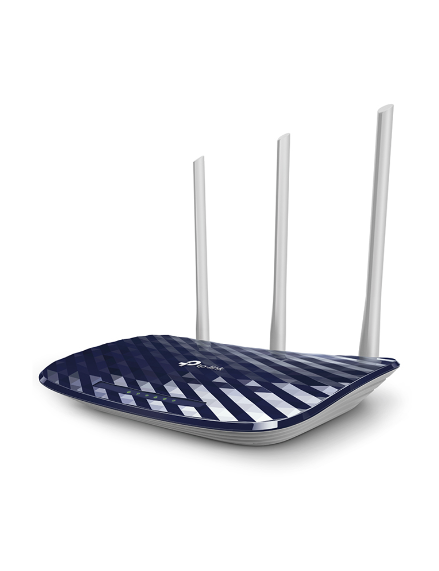 TP-Link AC750 router inalámbrico Ethernet rápido Doble banda (2,4 GHz / 5 GHz) Negro, Blanco