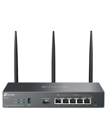 TP-Link Omada ER706W router inalámbrico Gigabit Ethernet Doble banda (2,4 GHz / 5 GHz) Negro