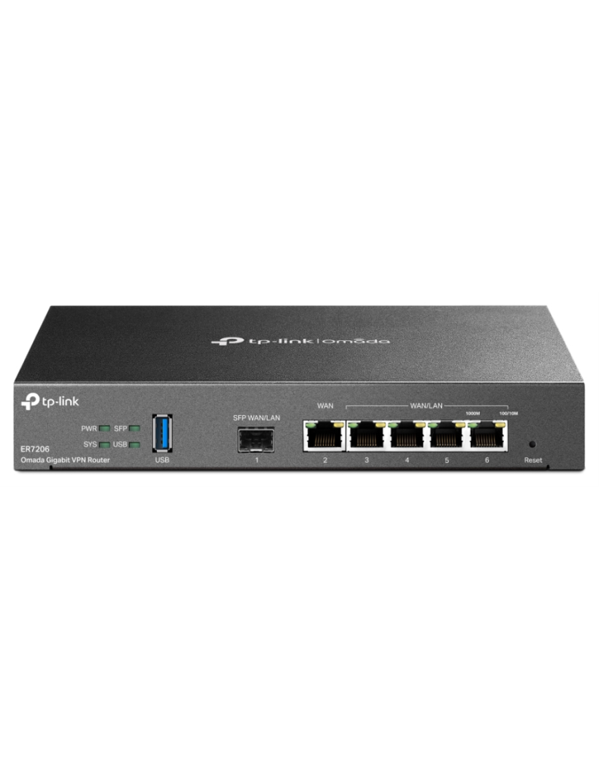 TP-Link Omada ER7206 router Gigabit Ethernet Negro