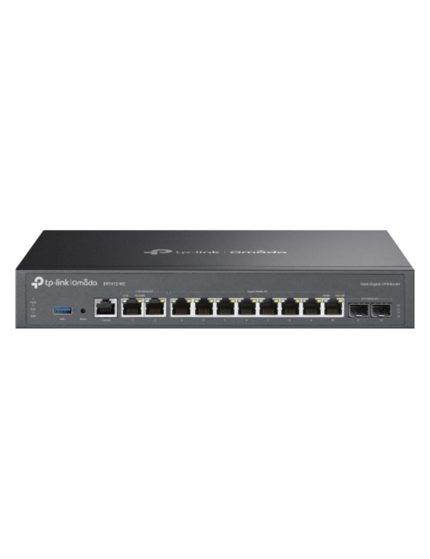TP-Link Omada ER7412-M2 router 2.5 Gigabit Ethernet, Gigabit Ethernet Negro